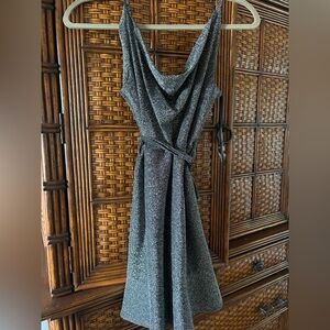 She + Sky Shimmering Black Tie Dress. Great Cocktail Dress!